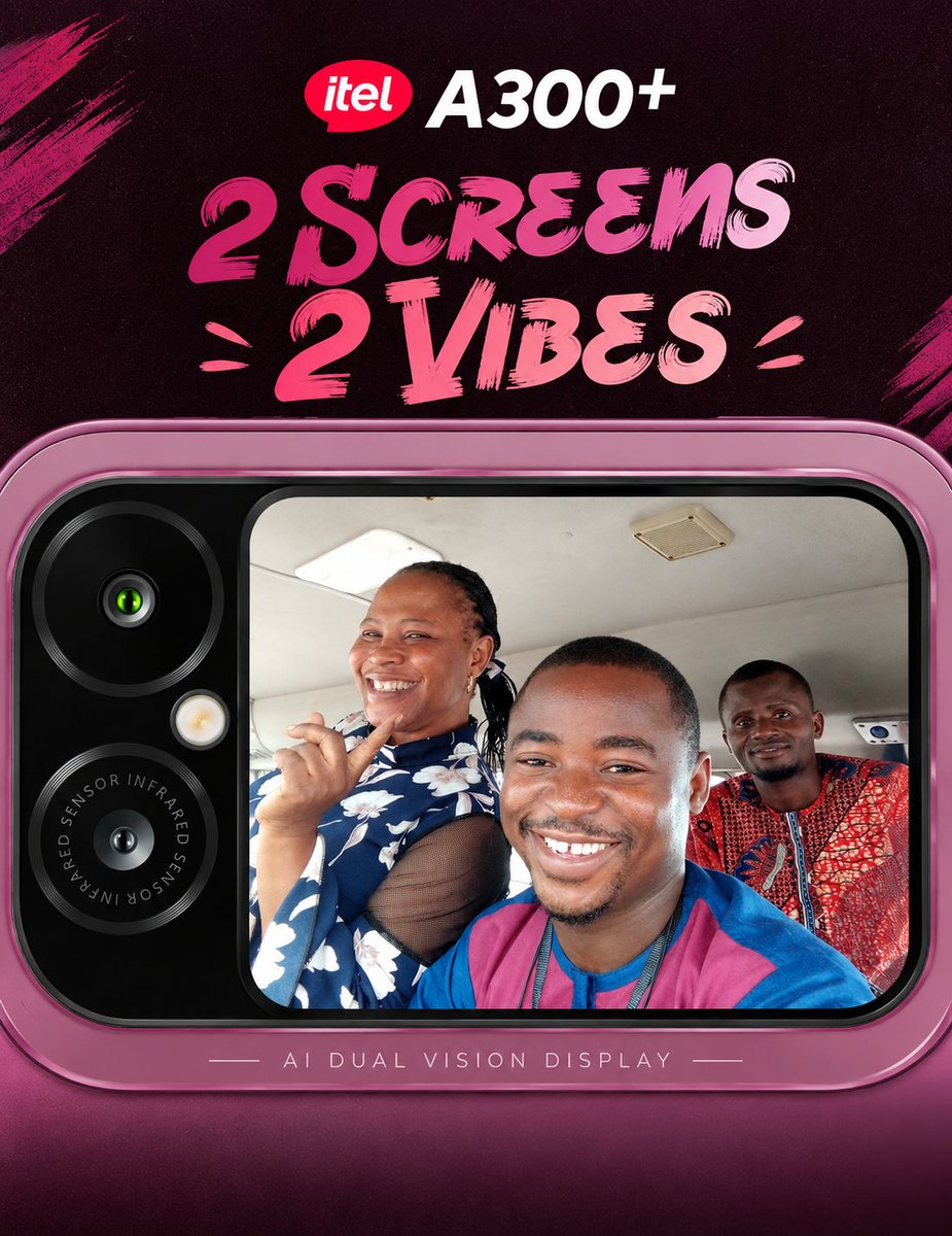 diehard_militia's tweet photo. Two screens, two sides of me. ❤️😍
One is focused, determined and ready to get the work done. 💻🔥

The other is all smiles, good vibes and enjoying the moment. 😎✨
Different vibes, same me. ❤️
@itelNigeria
#2Screens2Vibes #itelA300Plus https://t.co/XID2c8DmQu