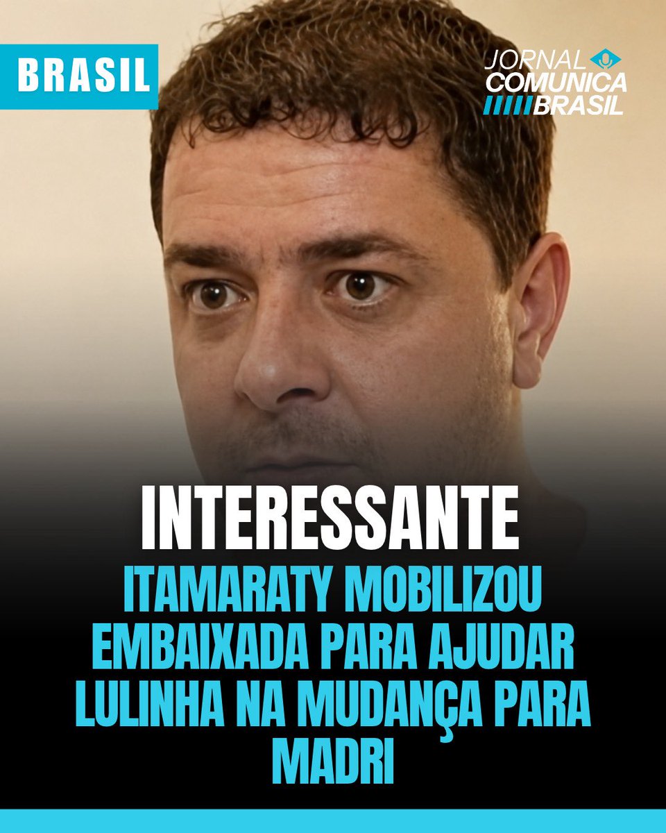 rcomunicabrasil's tweet photo. O filho mais velho do presidente Lula (PT), Fábio Luís Lula da Silva, o Lulinha, contou com a ajuda da embaixada brasileira em Madri para organizar a mudança dele e da família para a capital espanhola em meados de 2025. A informação é do Metrópoles. https://t.co/n50dQF1W4F