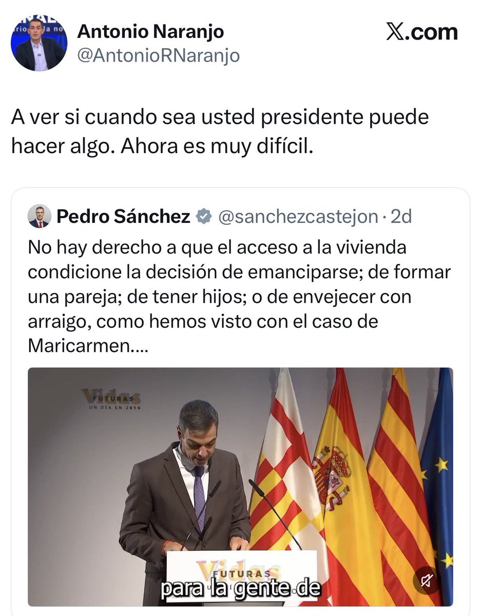 mejoreszasca's tweet photo. ZASCA!!!!!!!!!!!! de @AntonioRNaranjo a @sanchezcastejon . Vía @1979jjl https://t.co/xOfTZX3YaI