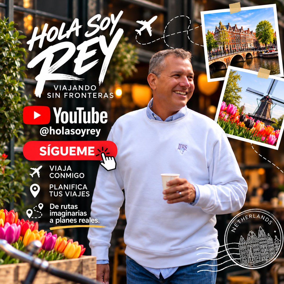 raht25's tweet photo. Acompáñame en Hola Soy Rey en YouTube: @holasoyrey
De rutas imaginarias a planes reales. ❤️
#HolaSoyRey #ViajandoSinFronteras #Viajes #Holanda #venezolanosporelmundo https://t.co/d6LuBfemzE