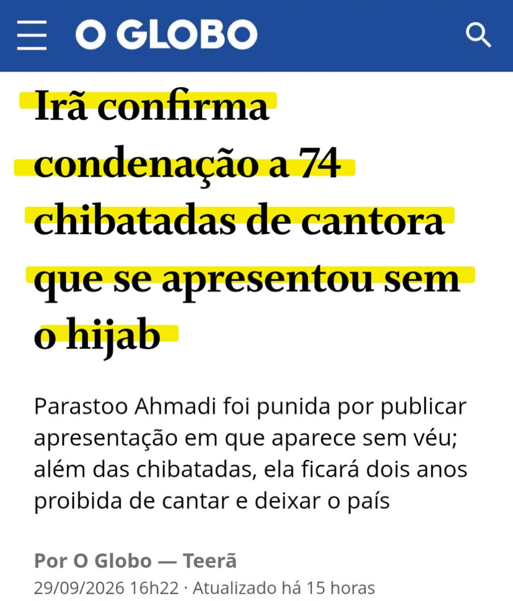 paulodetarsog's tweet photo. Ao alinhar-se à ditadura iraniana, o Lula concorda que mulheres sejam açoitadas apenas por não usarem uma porra de um pedaço de pano na cabeça. https://t.co/G2hbx6UZqA