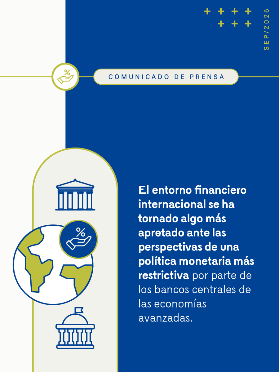 BancoRepublica's tweet photo. La Tasa de Interés aumenta 25 puntos básicos (pbs) y queda en 12,25%.

Cuatro directores votaron a favor de esta decisión, dos por mantenerla inalterada y uno por incrementarla en 50 pbs. En su discusión de política la Junta Directiva tuvo en cuenta los siguientes elementos 👇 https://t.co/bizNKi2SIg