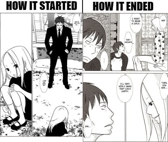 sukkoshinemui's tweet photo. Maturing as an individual is realizing that the Usagi Drop manga ending was actually great. It never deserved the controversy and hate it got. https://t.co/XnP5ErAlnb