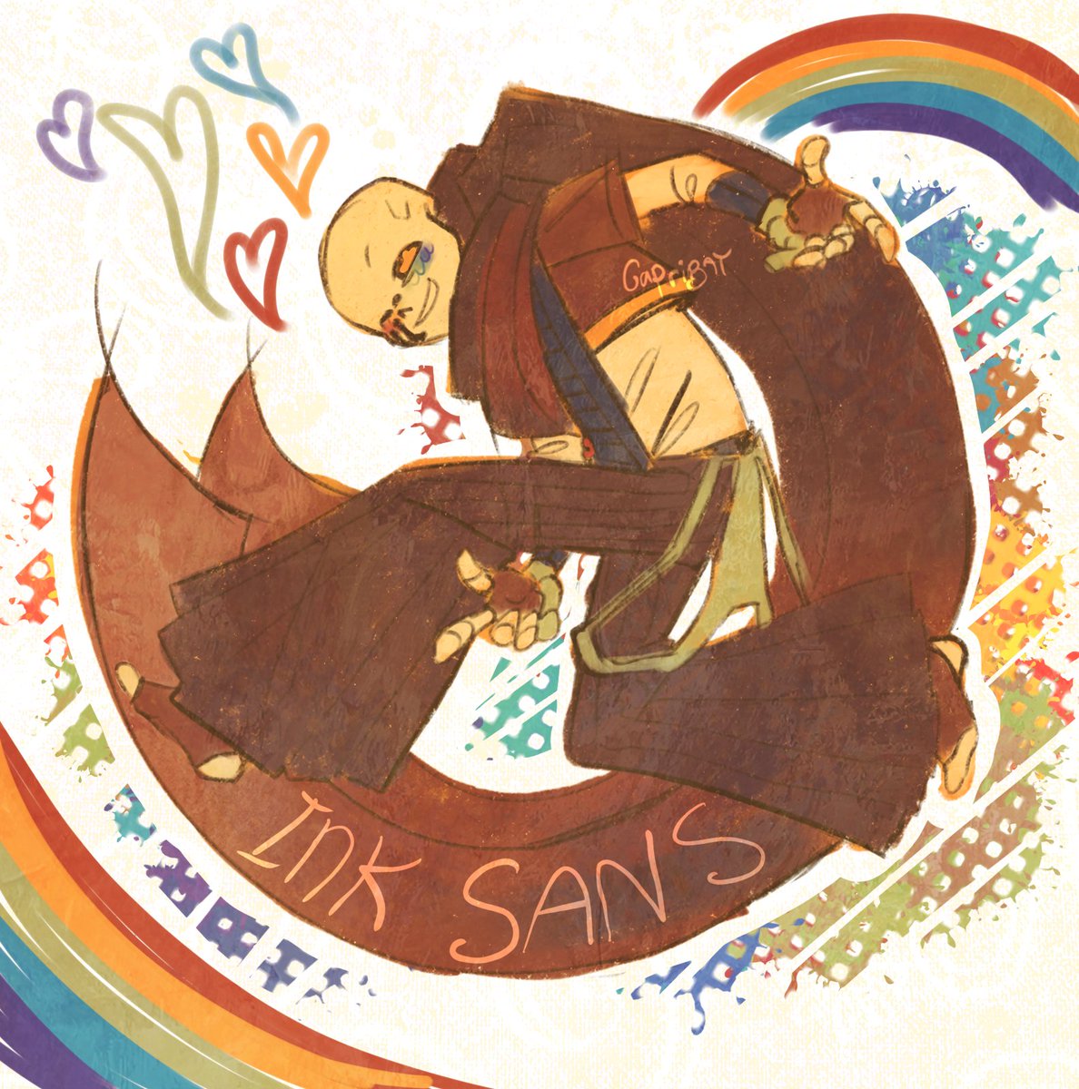 Caprisunbat's tweet photo. Happy first of the month gays (and happy inktobertale!!!!!)

#inksans #inktobertale2026 https://t.co/qwAYxOAx7u