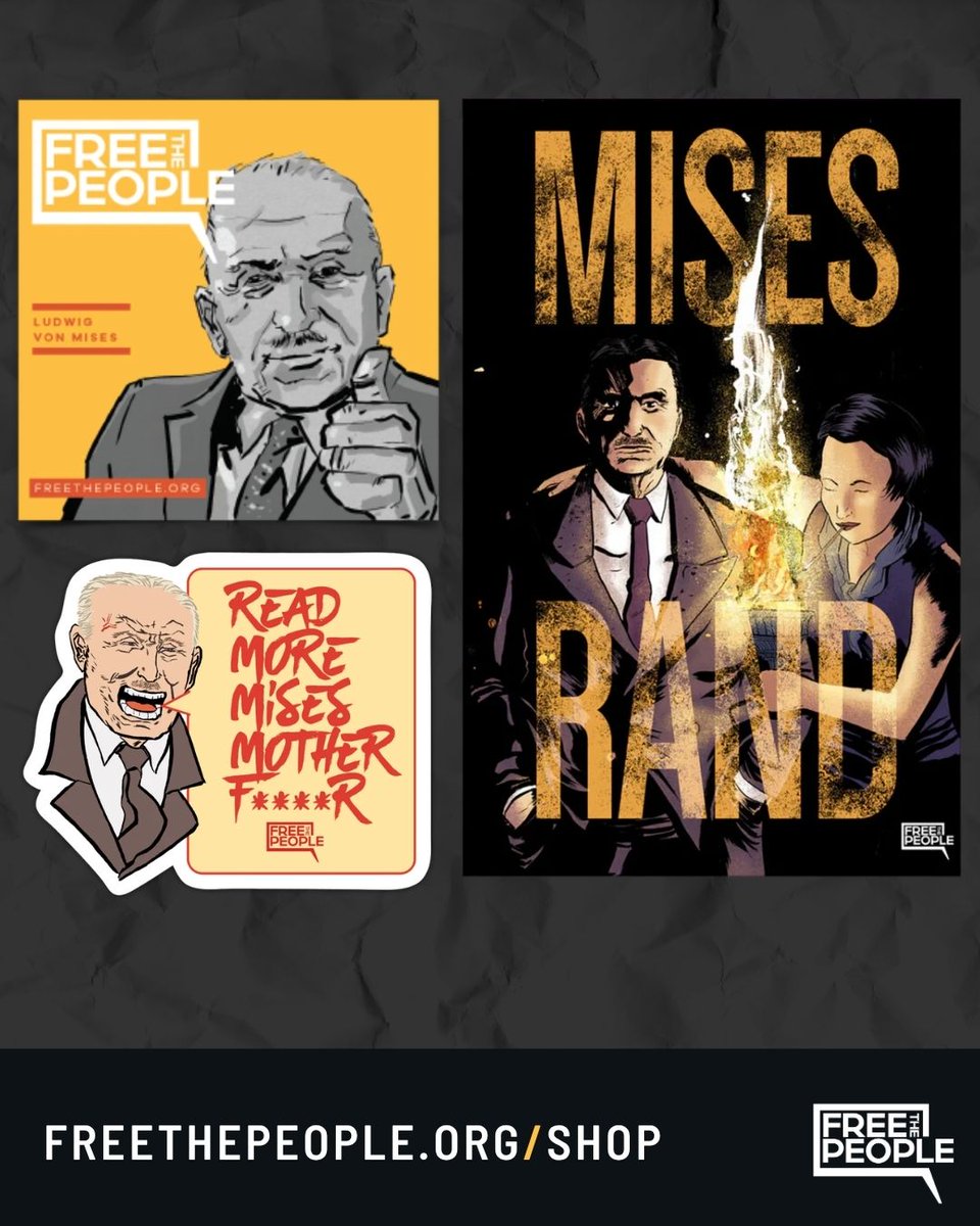 freethepeople's tweet photo. Yesterday was the 145th anniversary of Ludwig von Mises' birth. Stop by our shop, using the link in our bio, and celebrate in style. https://t.co/T9YG7rcnqw