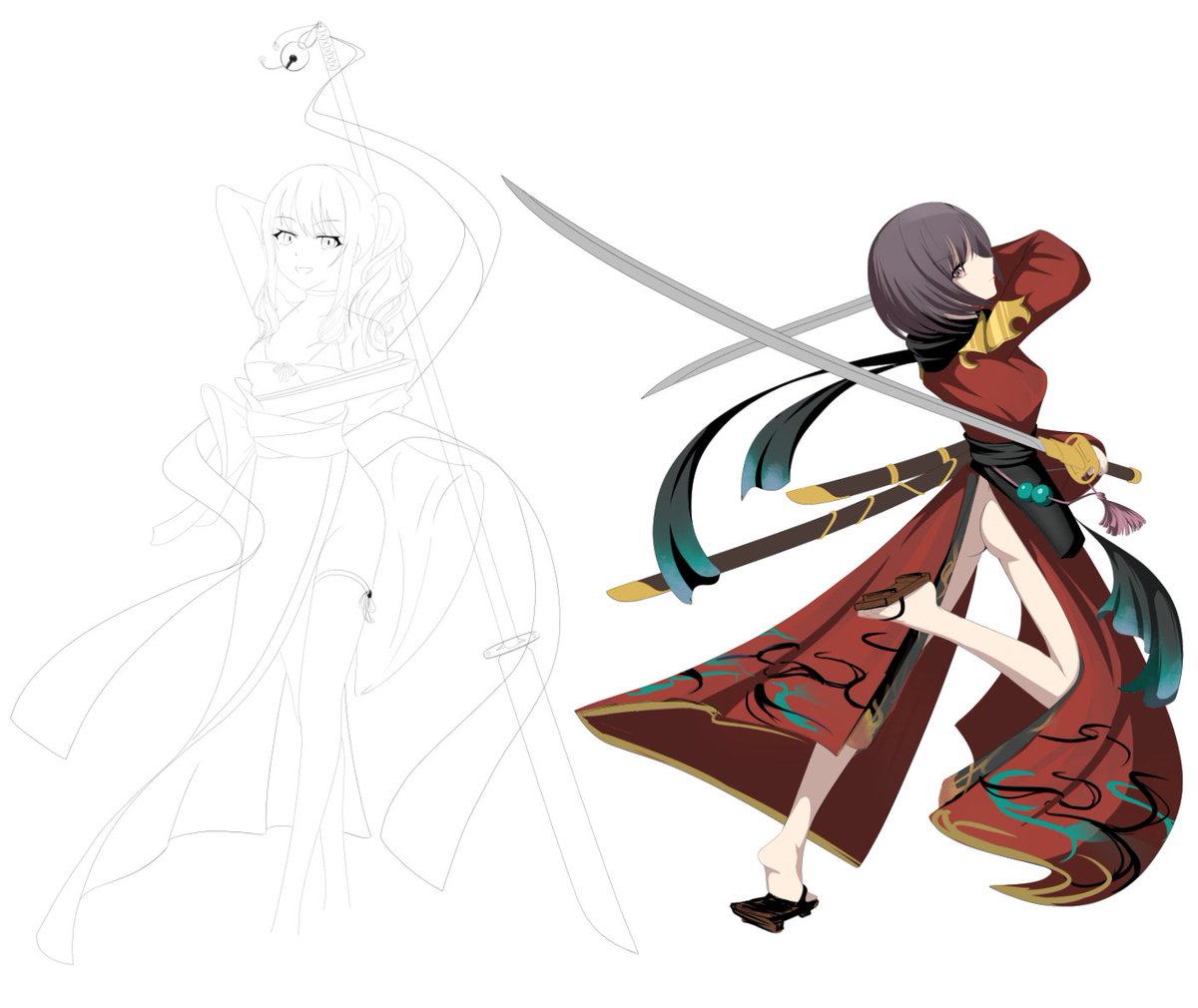 yuriminalinsky's tweet photo. #prsk_FA 
#mizuena
#みずえな

still working on this WIP https://t.co/1r9C1L0CLs