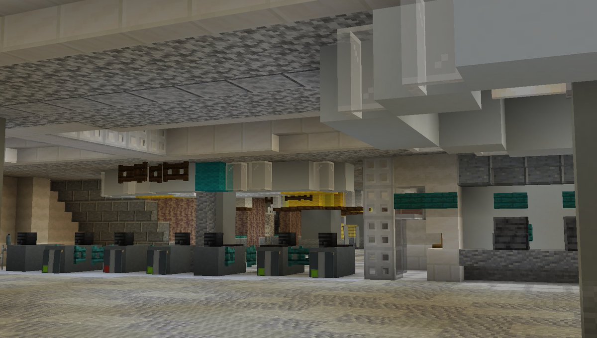 pochi_archi's tweet photo. 宝川駅高架ホームの改札階の進捗です！
#minecraft  #minecraft建築コミュ  #宝川市 https://t.co/CKJI4YwOS7