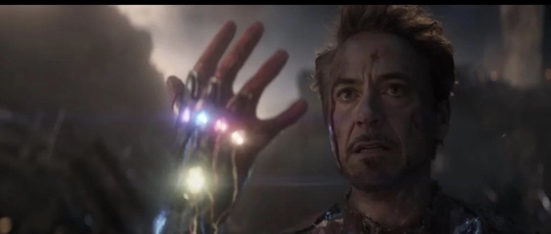TheOzFormula's tweet photo. Do you still remember how your theater reacted at the Endgame Encore during Tony's sacrifice.

The crowd was super hyped… the thunderous hurray when Tony took the stones and pulled the uno reverse on but got quiet immediately after because we all know what was next. 🥺 https://t.co/2rEKL62S4U