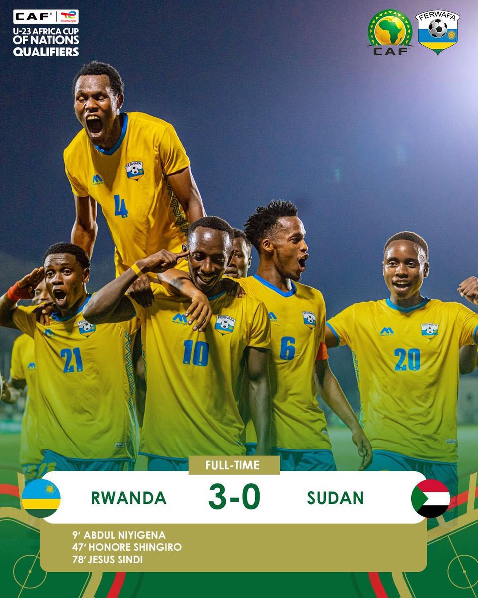TheKigalian_'s tweet photo. #Amavubi makuru ndetse n'aba #U_23 bose bamaze kumva icyo #PerezidaWacu #Kagame aba yabatumye,UBU NI UGUFATIRAHO INTSINZI MAZE BAGAHOZA ABANYARWANDA AMARIRA BARIZE IMYAKA MYINSHI. Congs kuri #U_23 yatsinze Sudan.
@david_bayingana @Rwanda_Sports @nmukazayire @jadocastar @skfm_93_9 https://t.co/JKrZHScSLt