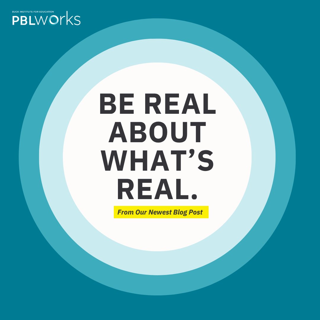 PBLWorks's tweet photo. "Be real about what's real." Before you plan your next PBL move, get honest about where you actually are. New from PBLWorks on reflection as a leadership practice ⬇️
https://t.co/giHwQHWriN
#ProjectBasedLearning #K12 https://t.co/MV0r5vCCr2