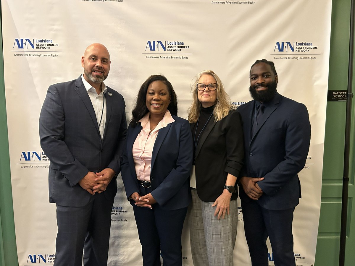 HPolicy_Kiyadh's tweet photo. Grateful to join CDFI and philanthropic leaders in New Orleans for @AssetFunders’ Invested in the South.

CDFIs are essential infrastructure for expanding economic opportunity across the South. Philanthropic support of CDFIs is key to continued impact.
#CDFIs #DeepSouth https://t.co/swC1hjP4Bj