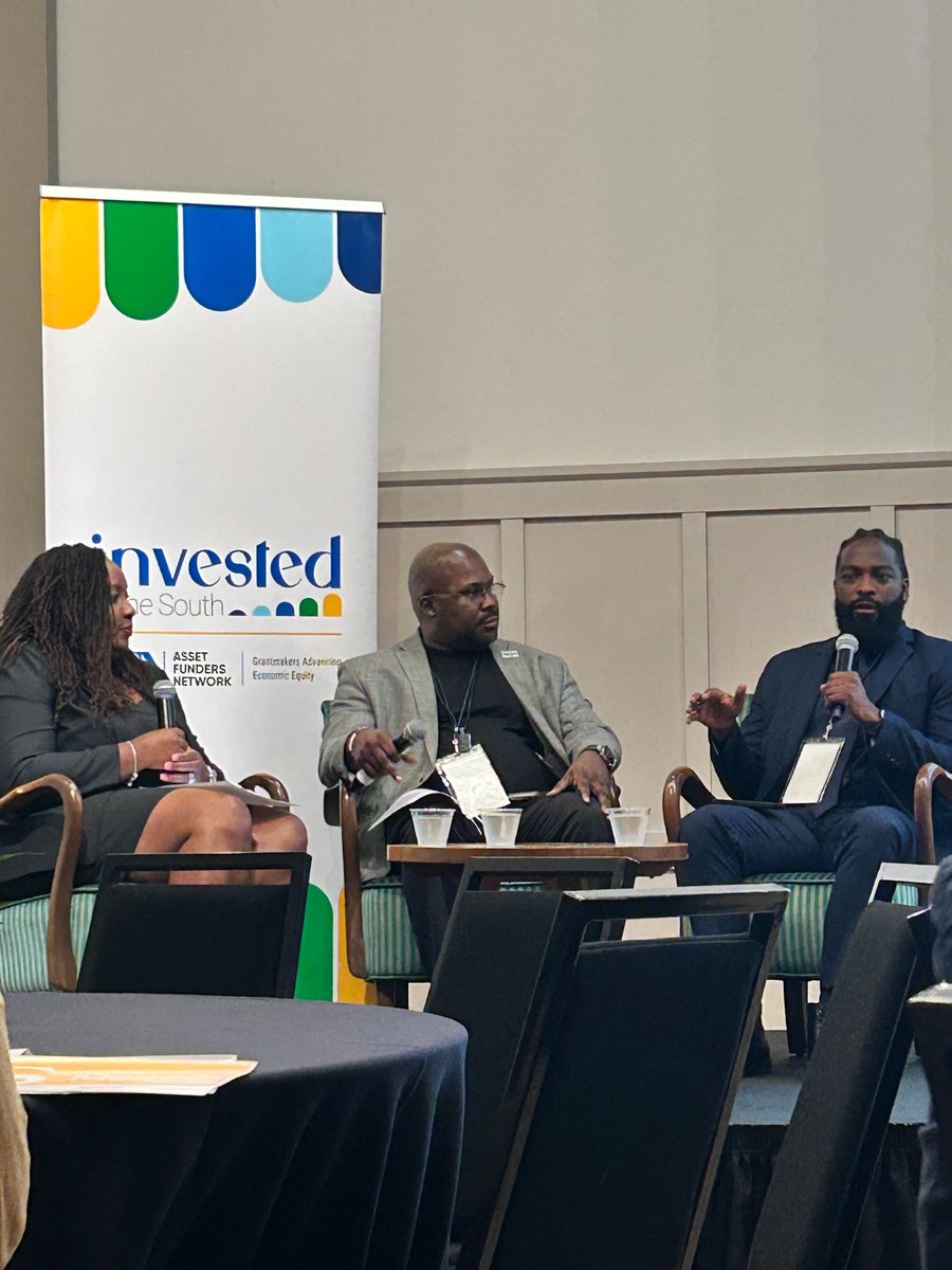 HPolicy_Kiyadh's tweet photo. Grateful to join CDFI and philanthropic leaders in New Orleans for @AssetFunders’ Invested in the South.

CDFIs are essential infrastructure for expanding economic opportunity across the South. Philanthropic support of CDFIs is key to continued impact.
#CDFIs #DeepSouth https://t.co/swC1hjP4Bj