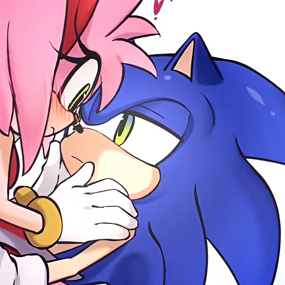 1Sonicracingfan's tweet photo. Kiss me 💕
#sonicart #SonicTheHedgehog #AmyRose #Sonamy https://t.co/vRfWgTzQA4