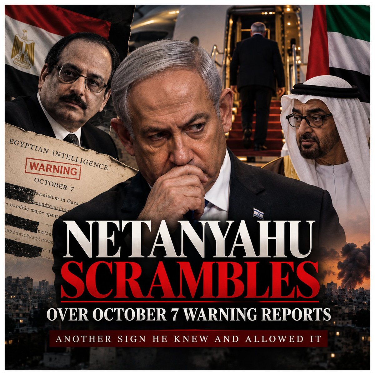 DougWahl1's tweet photo. DO you believe that Netanyahu had prior knowledge of the October 7th attacks?

The Washington Post has a report quoting arab leaders who say they know Netanyahu had been informed.

YOUR THOUGHTS https://t.co/FNlmFINWCw
