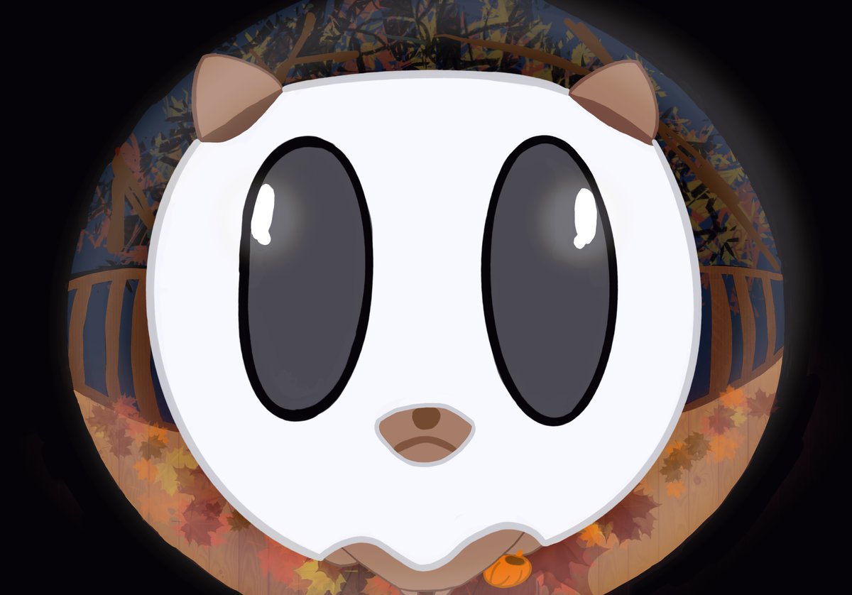 VeloraVeil's tweet photo. For VGen's Harvest challenge I decided to create a little creature dressed up as a ghost! I'm working on my understanding of perspective and tried a peephole POV in the door. He's trick or treating! 

Would love to become moots with other beginner artists! 🪽🪽

#vgen #moots https://t.co/0q5J9ngFcv