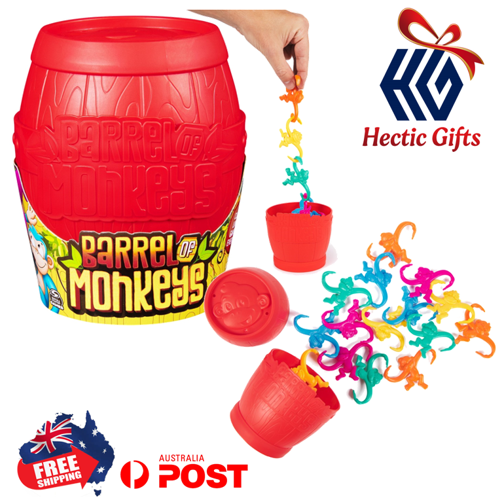 HecticGifts's tweet photo. NEW - Barrel of Monkey’s Game (Multi-Coloured)

https://t.co/ouuq3LNvlV

#New #HecticGifts #SpinningMoves #BarrelOfMonkeysGame #Game #Kids #Fun #FamilyFun #GameNight #MultiColoured #Monkeys #Collectible #GiftIdea #Skill #FreeShipping #AustraliaWide #FastShipping https://t.co/PMmYHVL2mf