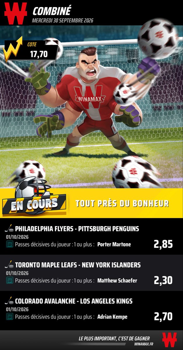Limpulsionn's tweet photo. Combi NHL fun du soir 

À prendre en simple aussi 
 
GL 🍀

 https://t.co/tEMmn6BcCz https://t.co/OPvTPSyScN
