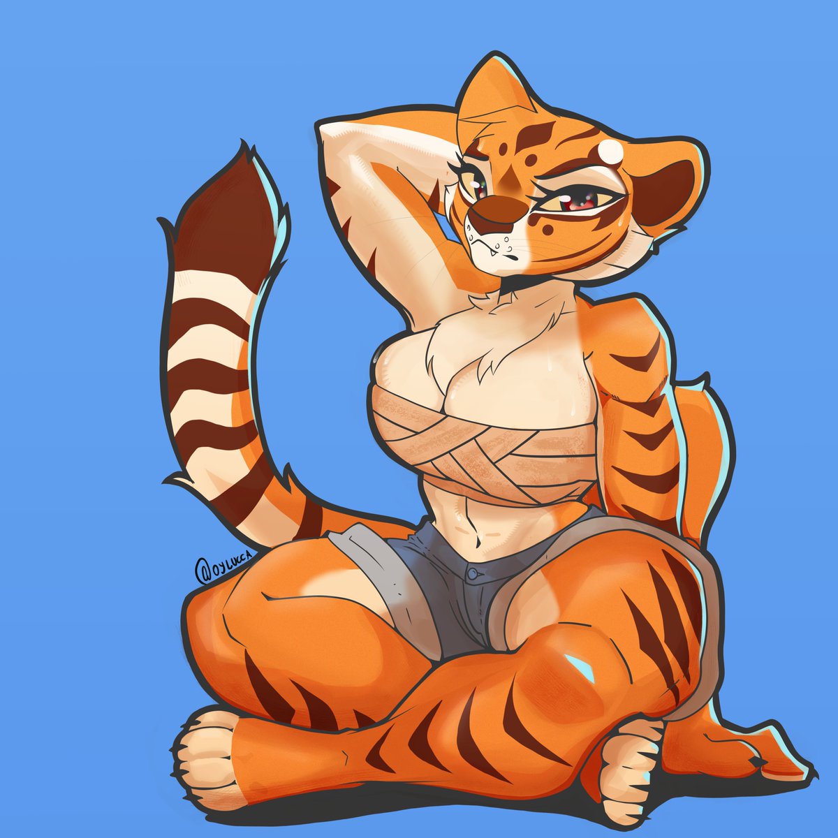 Oylucca's tweet photo. Tigress / Kung Fu Panda https://t.co/9O6umeEQHY
