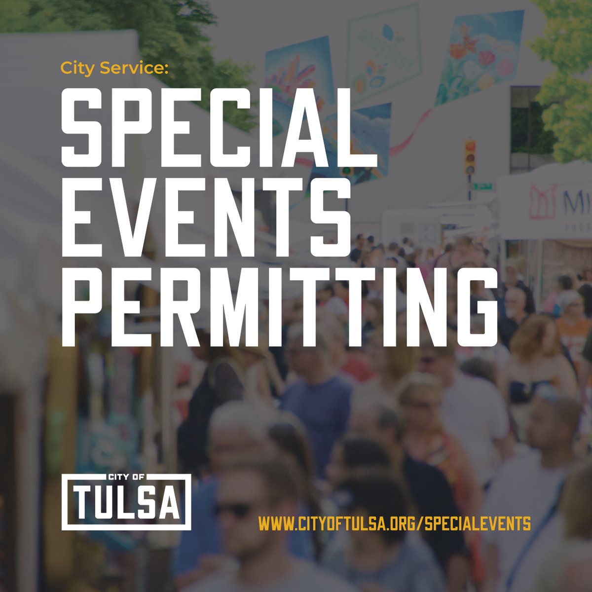 cityoftulsagov's tweet photo. Planning on hosting a special event in the city of Tulsa that needs a street closure? A Special Events permit is required and needs to be submitted at least 90 days prior to the actual date of your event. Learn more at https://t.co/fFOipvb5H7 https://t.co/o8Gk6UTXeV