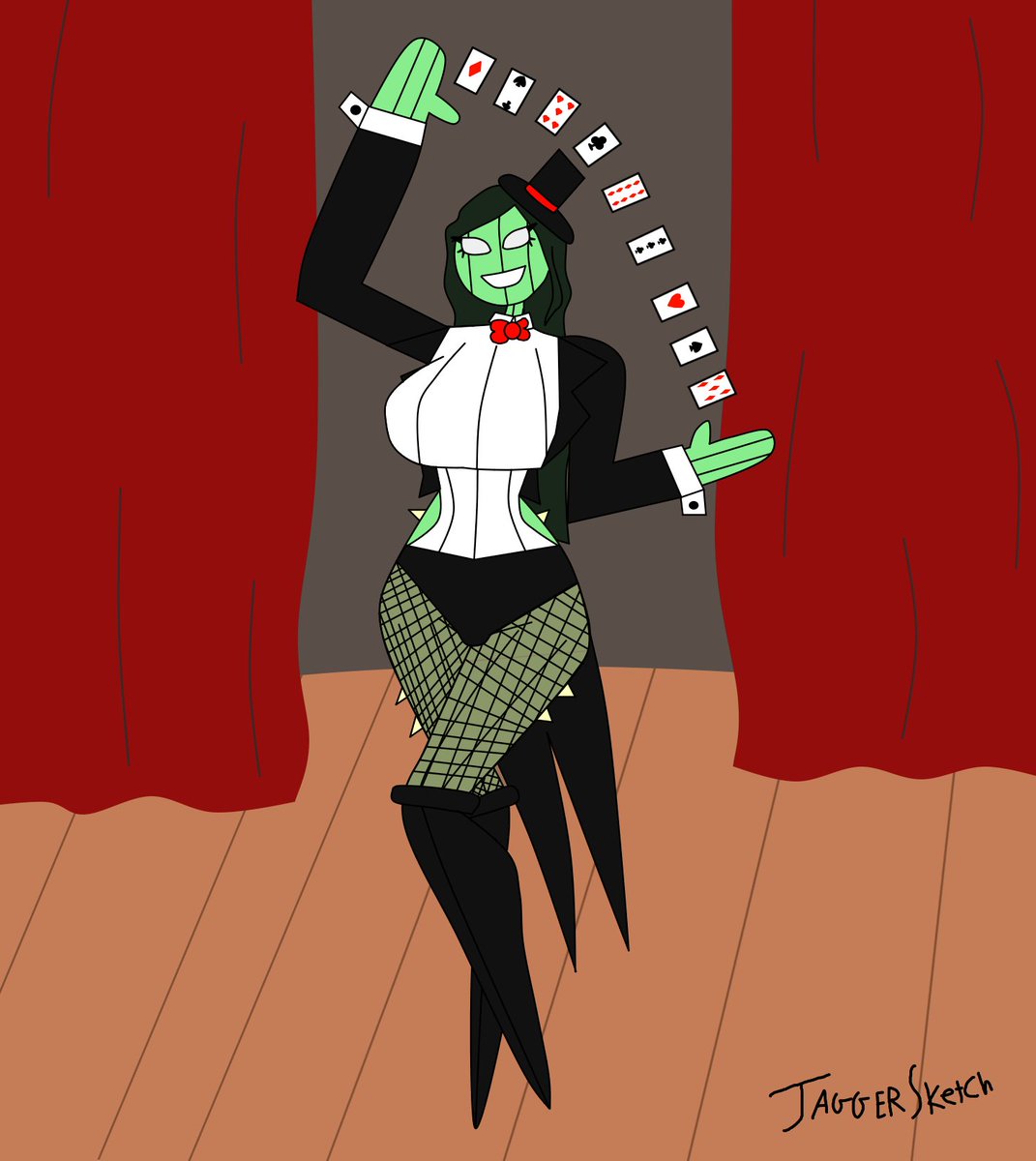 JaggerTheLord's tweet photo. Day 30 and the Final Day of this year #seedtember and let end this with a bang with this Magician Cactus Girl! #seedtember2026 https://t.co/IGst3xxAzH