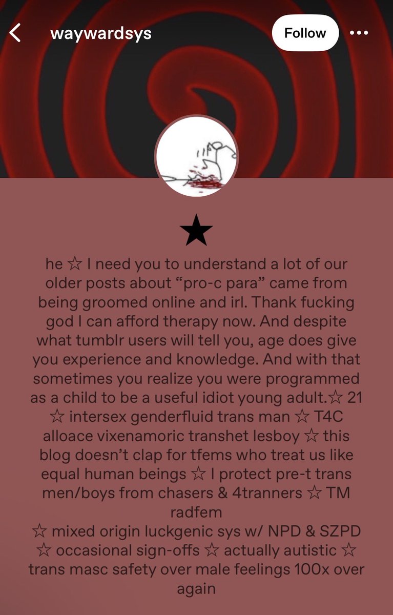 evilmoding1's tweet photo. the transmisogynists are pedophiles theory strikes again. https://t.co/Sh05SJb4dI