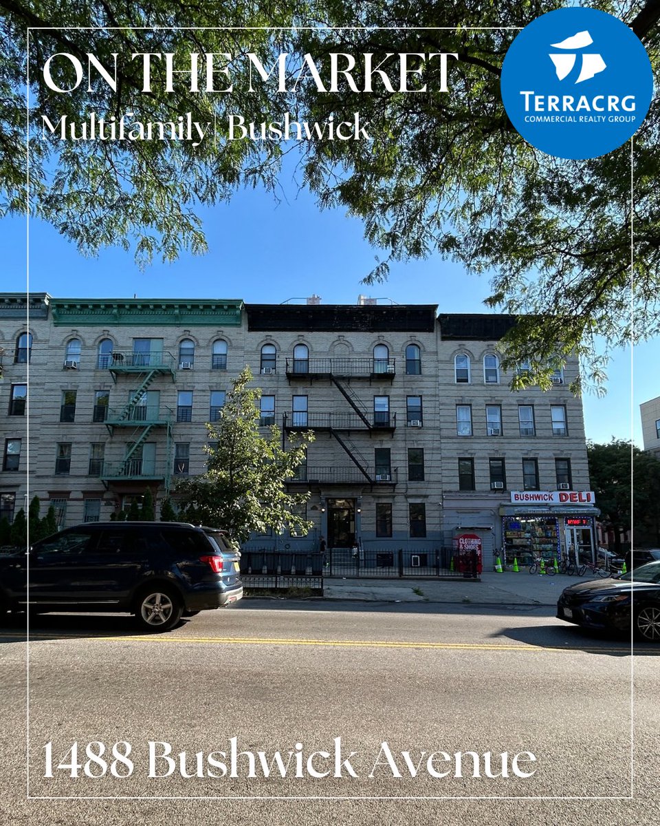 TerraCRG's tweet photo. CREXI AUCTION | BUSHWICK
Lender-owner #multifamily building for sale in the heart of #Bushwick. Please contact Thomas Cutting, Aden Verdun, Matthew Cosentino, and Maria (Mimi) D'Angelo for more information.

View auction details here: 
https://t.co/Hk5slgorlE https://t.co/2yP4MjxPPq