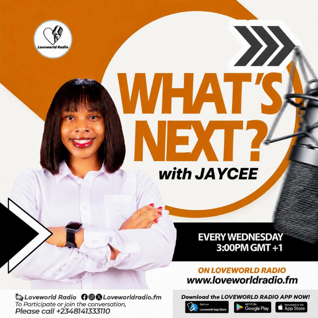 LoveworldRadio's tweet photo. WHAT NEXT SHOW WITH JAYCEE.

Listen Live 🎧👇

https://t.co/e4OcAObhXX

Download The Loveworld Radio App Now👇🏻

https://t.co/sFA35texZ2

https://t.co/Uuwz1IZMKy

#Loveworldradio
#ltmradioarabic 
#healingstreams
#ltmradioarabic https://t.co/K2tka6nqV5