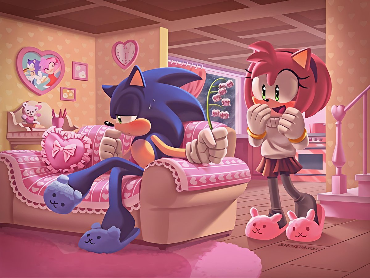 1Sonicracingfan's tweet photo. F-For you 🌺
#sonicart #SonicTheHedgehog #AmyRose #Sonamy https://t.co/V5LKUNxVhy
