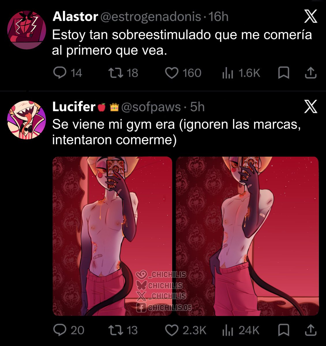 _chichilis's tweet photo. q risa  #radioapple #appleradio #bambilu #hazbinhotel https://t.co/4RLCEdr44I