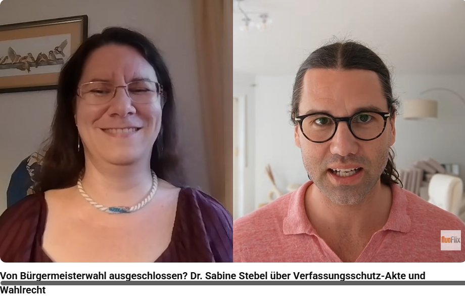 SvenHarken's tweet photo. Von Bürgermeisterwahl ausgeschlossen? Dr. Sabine Stebel über Verfassungs... https://t.co/aC52WK0tC7 via @YouTube https://t.co/WGvP1OC5Od