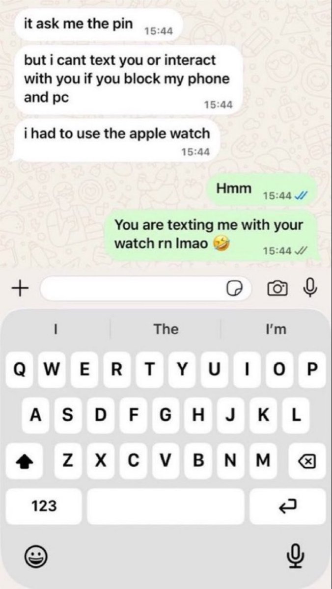 ggoddessElle's tweet photo. I locked all his device both his phone and pc 

So he decide to text me with his watch haha lmao 🤣 

#findom #techdom #parentalcontrol #anydesk #kidslox https://t.co/z7N1WiNB8r