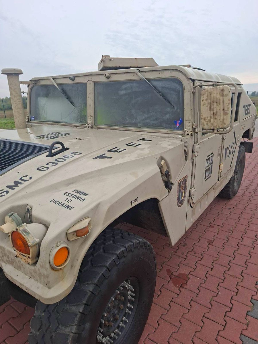 trinzu's tweet photo. MAXIMUM REPOST PLEASE. Here is a story about what happened to my friend in Poland, because maybe this reaches someone who can actually help.

My friends from SAB UA spent almost two years getting an American HMMWV from Canada to Ukraine. This was not some random military vehicle driven across Europe without paperwork. It has an American re-export licence confirming it is demilitarised and allowed for civilian use, Canadian export documents, Estonian import/export licences, declarations, end-user certificate, request from the Ukrainian military unit and Canadian civilian registration.

Basically a mountain of paperwork.

But because the HMMWV was originally manufactured for the military, one document still contains the classification ML6.a. And this tiny code became a very big problem in Poland.

The convoy arrived at the Polish border last Thursday. Five vehicles passed, but the HMMWV and my Estonian friend Jan Laar, who volunteered as the driver, were detained.

And not for a few hours.

The first night Jan slept inside the HMMWV. Food and water eventually ran out and at one point he literally ate cat food with mineral water because that was what he had. There was no proper toilet and the nights are already cold.

Later another shift moved him into a tiny holding cell, allowed him to buy food, shower and even order pizza. And then somehow he was basically forgotten in that cell for two days, until Monday when management came back and someone finally dealt with the situation. His passport and documents had also been taken.

Altogether my friend spent around five days there.

Jan is not a criminal, smuggler or someone transporting military equipment for profit. He is an Estonian and EU citizen who volunteered his own time to drive aid more than 2,000 km toward Ukraine.

On Monday he was finally released and thankfully there is no huge fine or criminal case. But the HMMWV is still detained in Poland.

SAB UA has now been told they need another document from the Polish Ministry of Development and Technology, either permission allowing transit through Poland and import into Ukraine, or confirmation that such permission is not required.

The answer can take one month. Potentially two.

Meanwhile the vehicle sits there while Ukrainians who were supposed to receive it are waiting.

Nobody is asking Poland to ignore its laws. But something is seriously wrong when volunteers can spend almost two years obtaining American, Canadian, Estonian and Ukrainian documents and still discover at another EU border that one classification means another national permit is required.

So MAXIMUM REPOST please.

We need this to reach someone in Poland who can actually help: Ministry officials, diplomats, customs or strategic-goods specialists, lawyers, volunteer organisations, Estonian or Ukrainian representatives, or anyone who has dealt with ML6.a transit permits.

If you know someone, please tag them, share this or connect them with SAB UA.

The HMMWV needs to get out of Poland and to the Ukrainians waiting for it. 🇺🇦

Original post with the full story:
https://t.co/rzfUAaM726