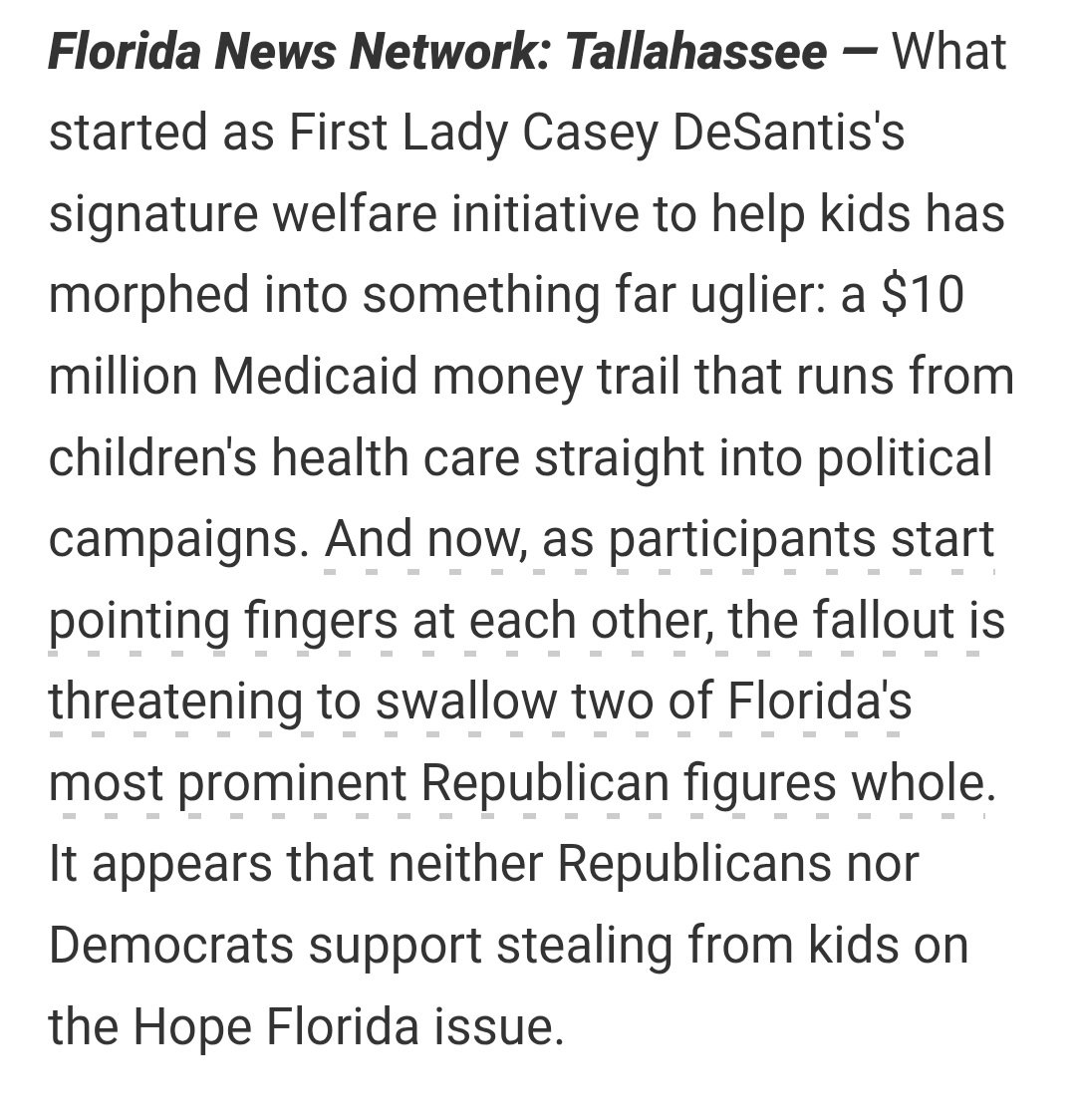 Fievel131's tweet photo. @SenAshleyMoody You have no shame.  Imagine Senator Fraudster who stole $10 million in Medicaid $ which was supposed to go to children's healthcare claiming to fight fraud? https://t.co/LvySR8TMHQ