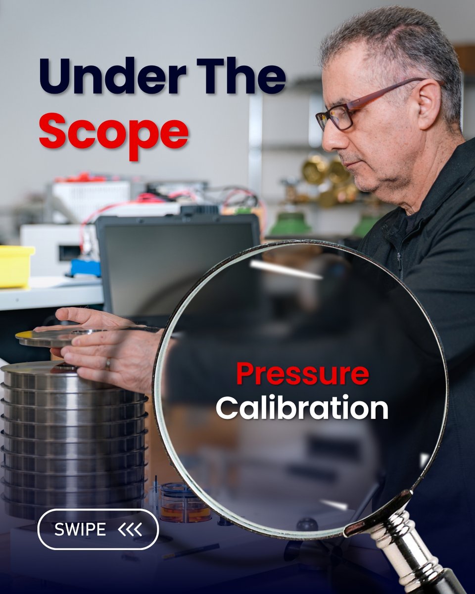 Alpha_Controls's tweet photo. Under The Scope: Pressure Calibration 📈

New dead weight tester, uncertainties now as low as ±0.006%. We can now calibrate reference standards for other labs too, a rare capability in Canada. 🇨🇦

We've got both covered. 🤝

ℹ️ Learn More: https://t.co/1FHjeheDYs

#AlphaControls https://t.co/4ZPRz4dvPI