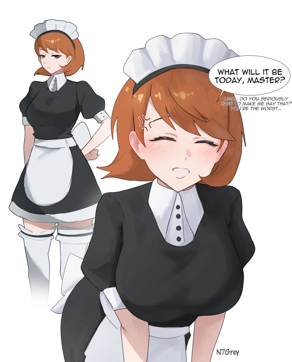 N7Grey's tweet photo. maid Yukari https://t.co/4Nw51E3nxj