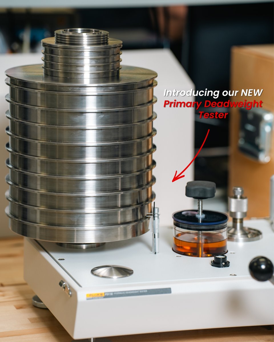 Alpha_Controls's tweet photo. Under The Scope: Pressure Calibration 📈

New dead weight tester, uncertainties now as low as ±0.006%. We can now calibrate reference standards for other labs too, a rare capability in Canada. 🇨🇦

We've got both covered. 🤝

ℹ️ Learn More: https://t.co/1FHjeheDYs

#AlphaControls https://t.co/4ZPRz4dvPI