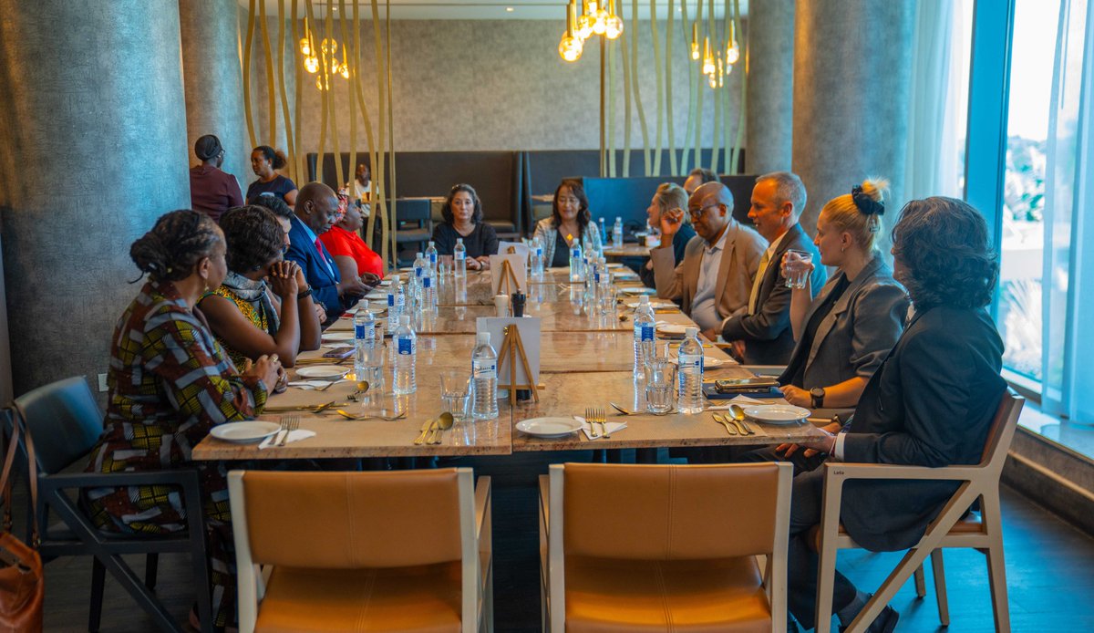 UNOPSSouthSudan's tweet photo. Leadership transition at #UNOPS: Incoming ##HAMCO Director Giuseppe Mancinelli and outgoing Director Worknesh Mekonnen visited #SouthSudan, meeting #UN agency heads, staff, and touring the World Bank-funded Ministry of Gender headquarters Office construction site in Juba.
#ssox https://t.co/NXEK3ogZdp