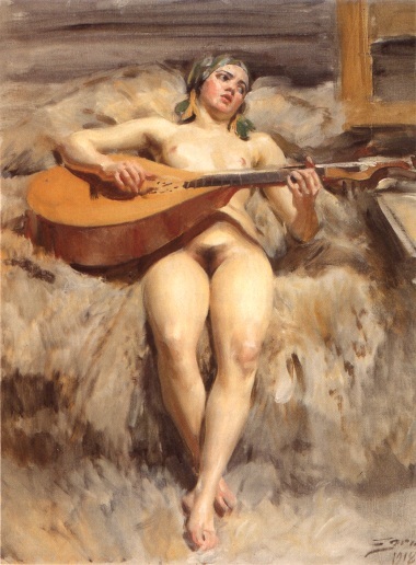 X_ArtGallery's tweet photo. In 1918, critics dismissed this piece as cheap provocation.

Why was an artist who had portrayed 3 US presidents suddenly painting raw nudes on furs?

They were wrong. Zorn wasn’t chasing scandal.

Today, history vindicates him. What 1918 reviewers wrote off as a commercial move is now the crown jewel of Scandinavian art, with his studio nudes regularly topping 20 million Swedish kronor at auction.

Anders Zorn - Studio Idyll