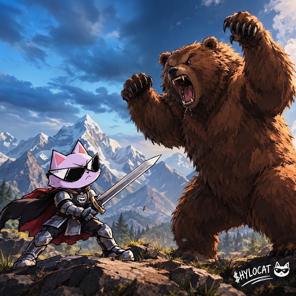 adeshinawebdrop's tweet photo. You're probably wondering why hylocat hasn't pick up yet

Dude is busy fighting the bear 

Might be a tough match but the victory belongs to the cat.

$HYLOCAT @hylo_so @hylocat
#HYLOCATcontest https://t.co/LCRPKpzHJY