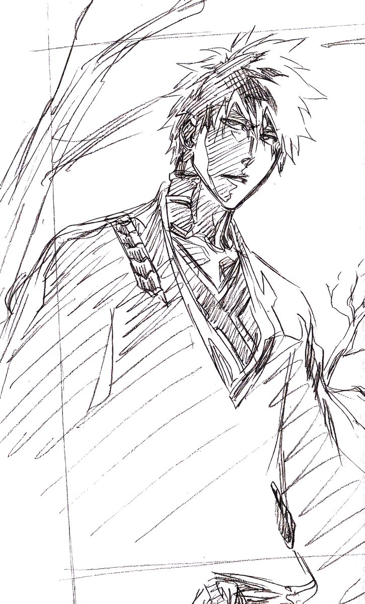 hqshonen's tweet photo. These official bleach sketches are amazing https://t.co/Qm9IsNHiOm