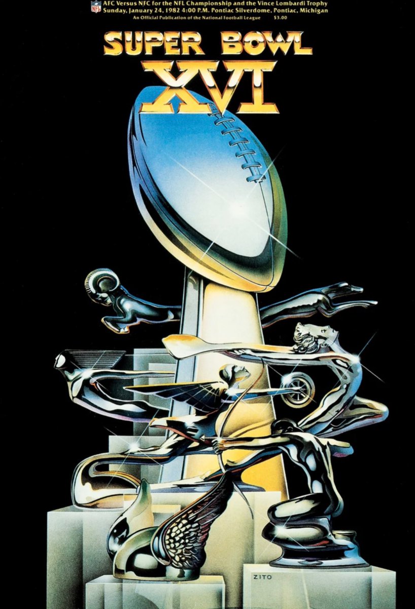 luusssso's tweet photo. Super Bowl program design used to really be an art form https://t.co/7cPnnAGXjo