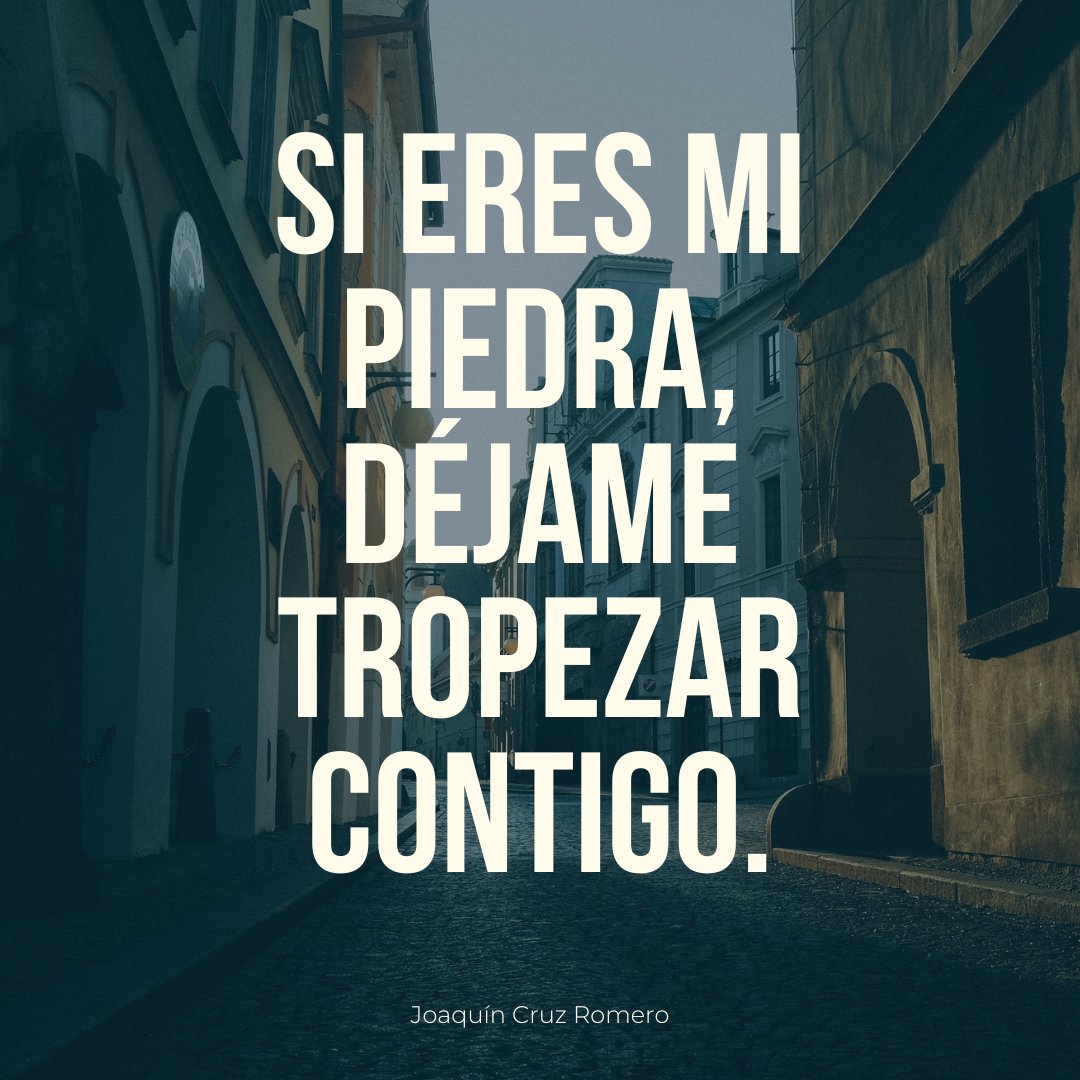 misletrasytu's tweet photo. Mis letras y tú: Piedras que llevan tu nombre. https://t.co/h0DWox86mp
IG y Twitter (X): @misletrasytu
#micropoesía #microcuento #microcuentos #frases #pensamientos #sentimientos #reflexion #leer #escribiressoñar #escribiresvivir #leeresvida #leeresvivir #escribir #sevilla https://t.co/JXjbC1NbKV