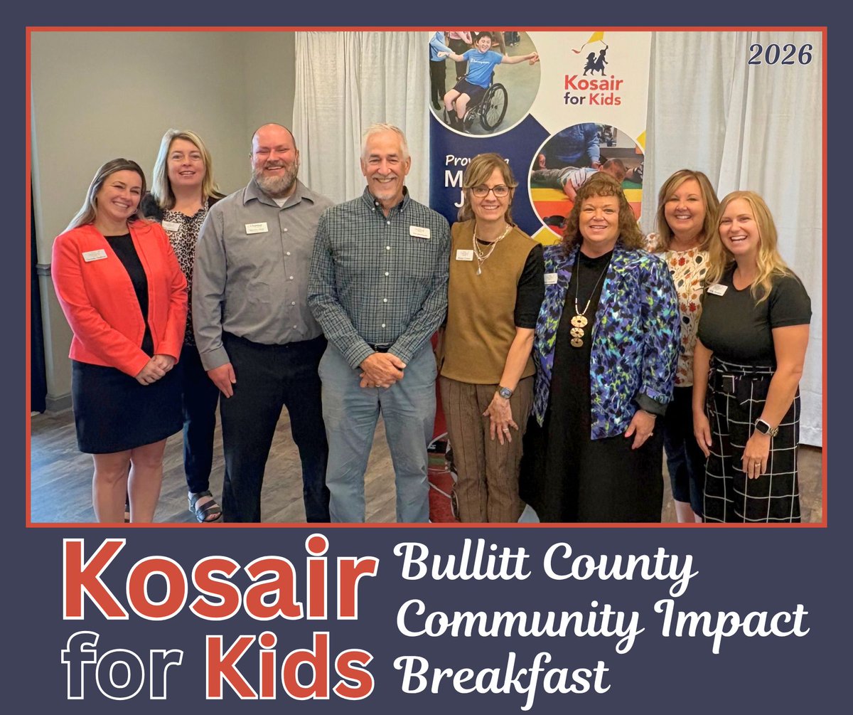 FirstHarrison's tweet photo. We enjoyed attending the Bullitt County Community Impact Breakfast and learning more about the incredible work Kosair for Kids is doing to support children and families in our community. https://t.co/2ZVXKSo2xf