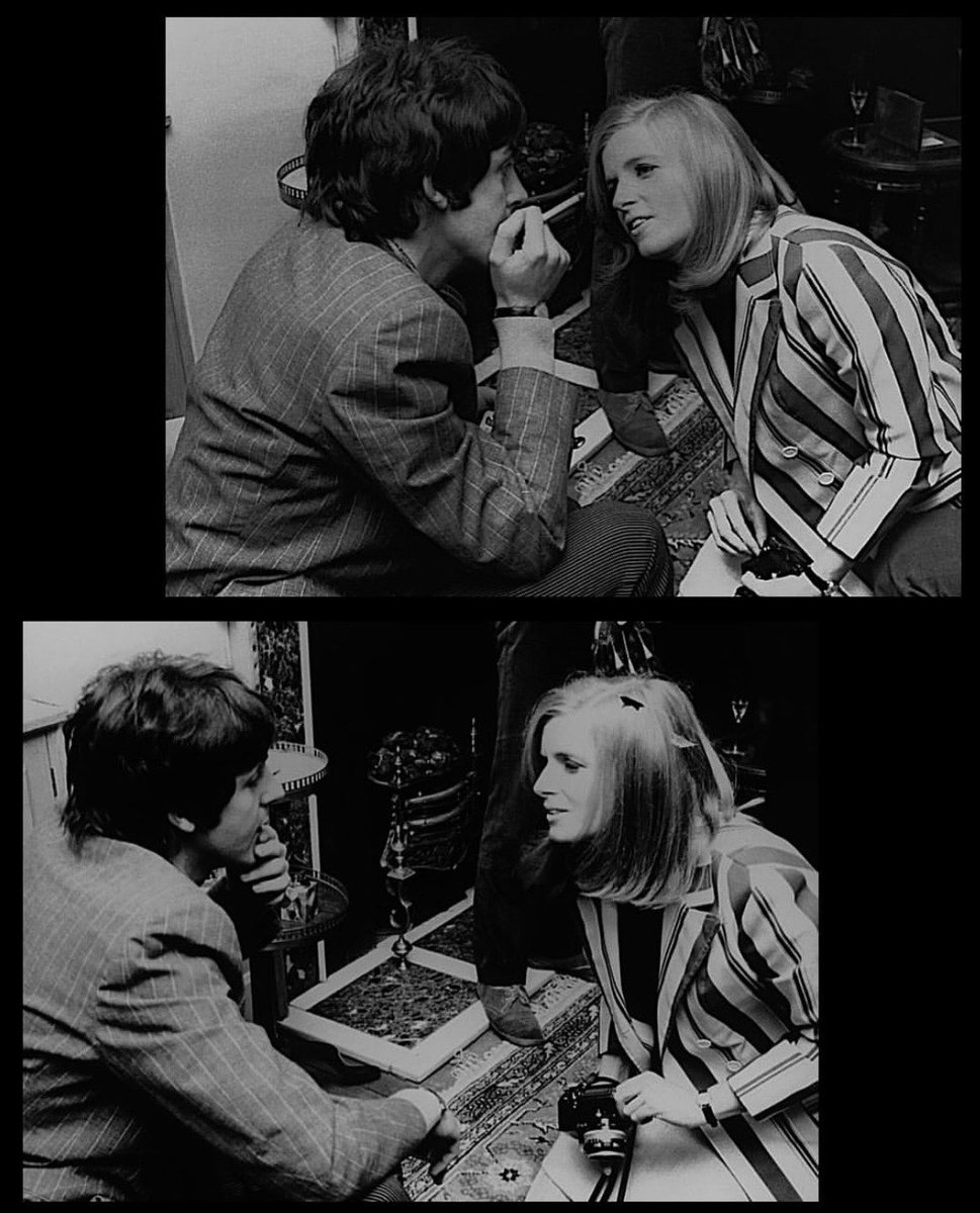 toluvvsuki's tweet photo. paul &amp; linda on the same day, just several days after they first met ! 🥹🥲 https://t.co/H4BE6xOCeP