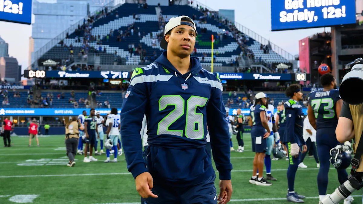 SleeperNFL's tweet photo. Seahawks RB Zach Charbonnet could have his practice window opened tomorrow, per HC Mike Macdonald. https://t.co/cgMsuxPsIp