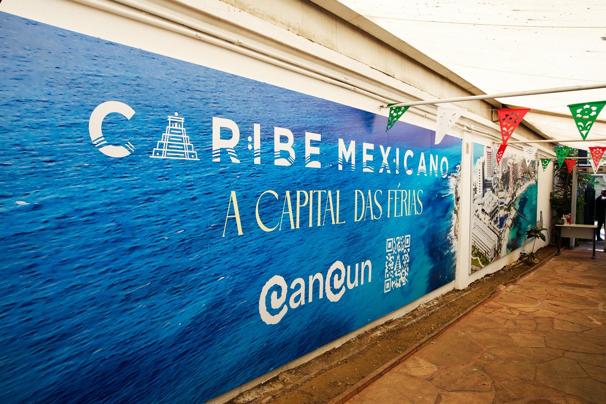 bernardocuetomx's tweet photo. El Caribe Mexicano ya está presente en ABAV Expo. 🇧🇷

Abrimos este espacio para acercar nuestros destinos al mercado brasileño, que de enero a julio de 2026 sumó 87,313 turistas en el Caribe Mexicano.

Durante estos días estaremos compartiendo todo lo que distingue a La Capital Mundial de las Vacaciones y generando nuevas oportunidades para seguir creciendo en este mercado.
