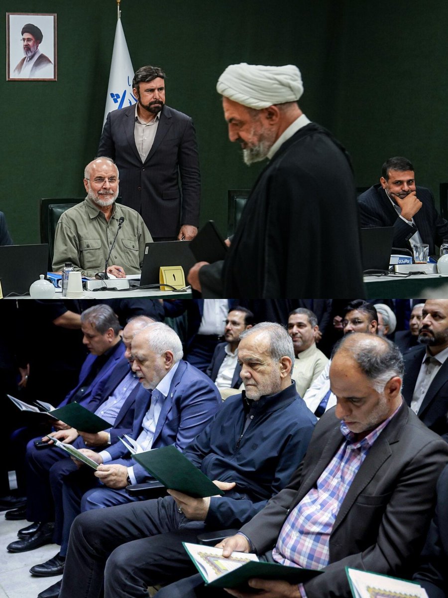 HajAhmad128's tweet photo. از عجایب ایران همین بس که علی انصاریِ اخلالگر اقتصادی رو هم‌ردیف رئیس‌جمهور می‌نشانند، اما رساییِ نماینده مجلس رو به زندان می‌فرستند. https://t.co/7N1hc7mvJJ