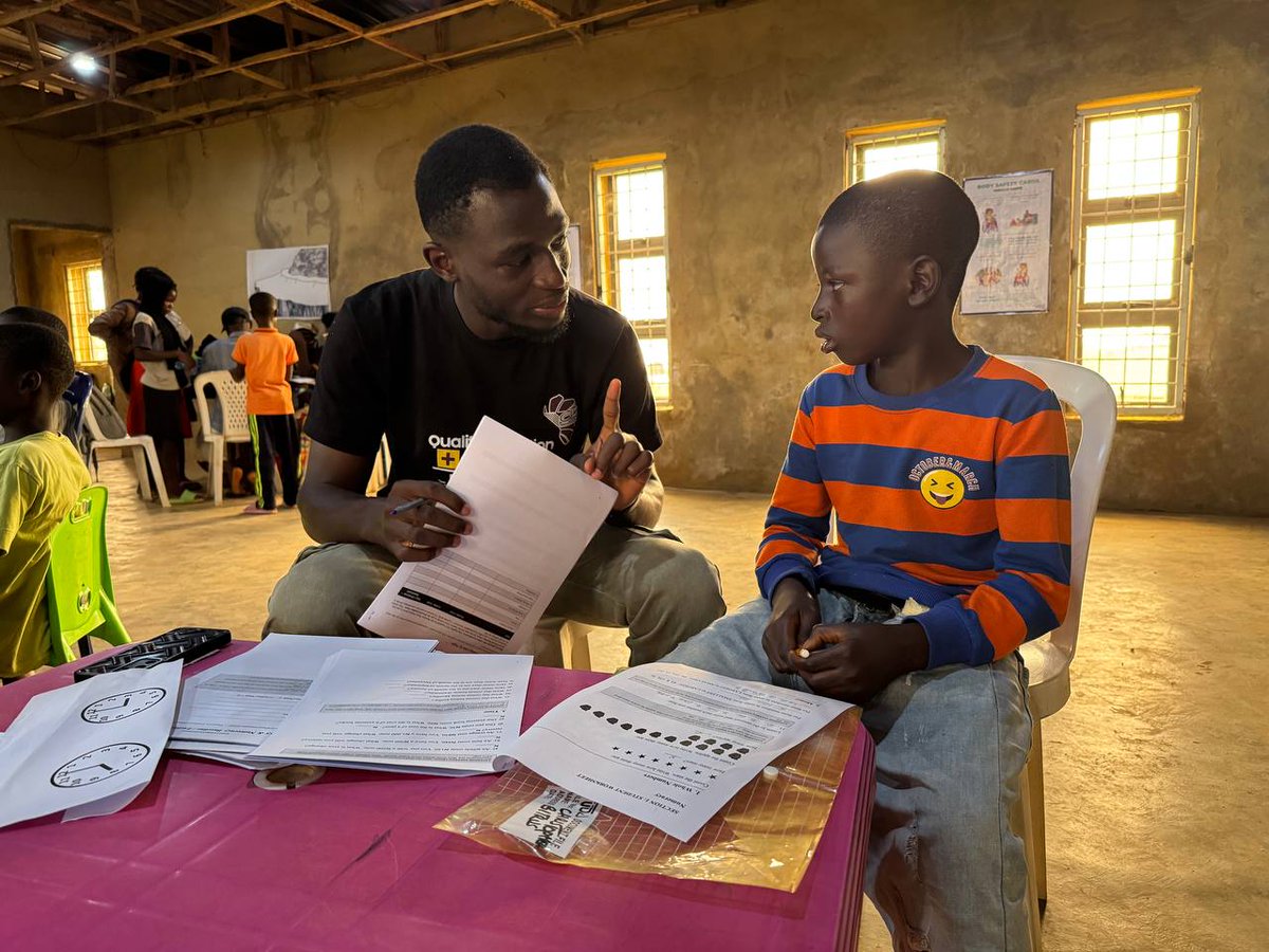 COALNG's tweet photo. GAEF's new curriculum pilot began with baseline assessments across our partner centers. Knowing where every child starts helps us track their progress, see how they engage, and keep improving the curriculum.
#COALNG #GAEF #GrassrootEducation #Literacy #EducationForAll https://t.co/VkdjrRLVmH