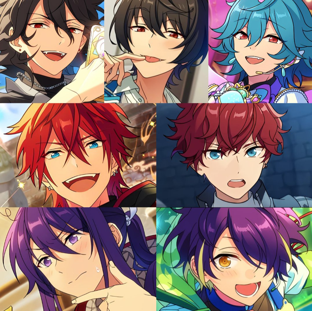 Ryenha19's tweet photo. I find it funny how everyone in enstars has a small/big ver
Like, oh you like him but he's not the correct font? Here's another one maybe that's more like it https://t.co/9O6aQlBsw9