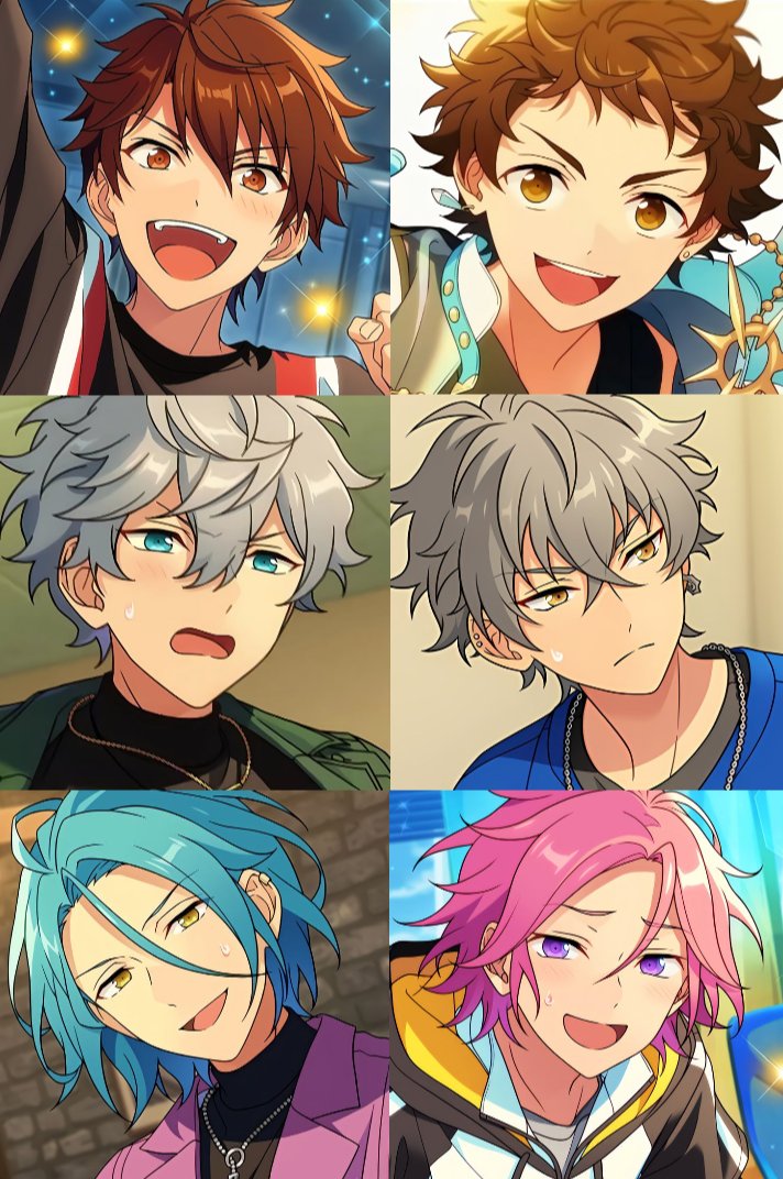 Ryenha19's tweet photo. I find it funny how everyone in enstars has a small/big ver
Like, oh you like him but he's not the correct font? Here's another one maybe that's more like it https://t.co/9O6aQlBsw9
